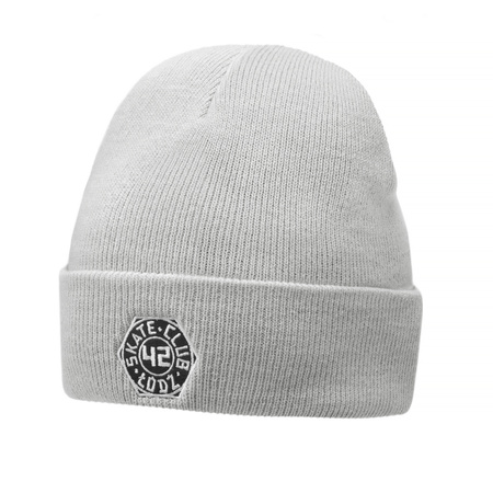 CZAPKA POGO BEANIE ŁÓDŹ SKATE CLUB LIGHT GREY