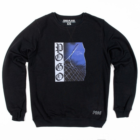 BLUZA POGO CREW FENCE BLACK